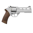 SET Chiappa Rhino 50DS Co2-Revolver Nickel Lauflänge 5" - 4,5 mm Stahl BB (P18)