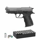 SET Retay X Pro Schreckschuss Pistole Titan 9 mm P.A.K. (P18) + 50 Platzpatronen 9 mm P.A.K.