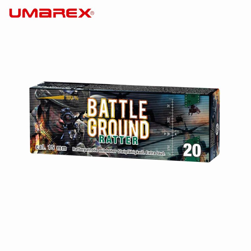 15 mm Pyro Umarex Battle Ground Ratter Raketengeschosse / Ratterpatronen 20 Stück (P18)