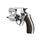 Weihrauch HW37 Schreckschuss Revolver Stainless Look mit Holzgriffschalen 9 mm R.K. (P18)