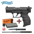 Defense Kit Walther P22Q Schreckschuss Pistole Schwarz 9 mm P.A.K. (P18)