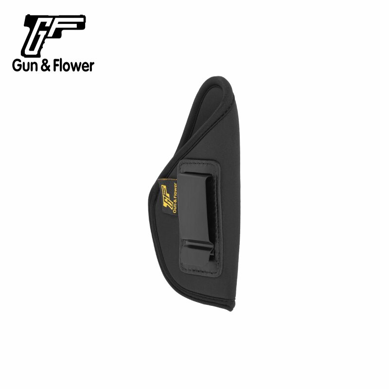 Gun & Flower IWB Gürtelholster verdeckt Schwarz - Größe S