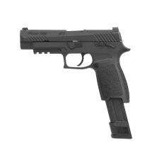 Komplettset Sig Sauer ProForce P320 M17 Softair-Co2-Pistole Schwarz Kaliber 6 mm BB Blowback (P18)