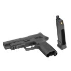 Komplettset Sig Sauer ProForce P320 M17 Softair-Co2-Pistole Schwarz Kaliber 6 mm BB Blowback (P18)