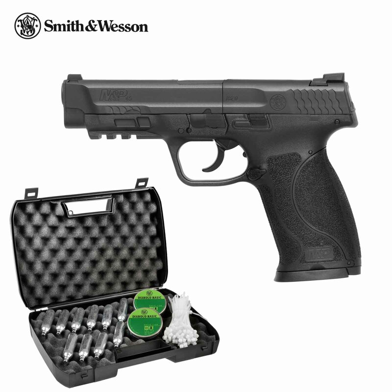 Kofferset Smith & Wesson M&P 45 M2.0 - 4,5 mm Diabolo schwarz (P18) Co2-Pistole