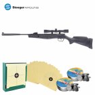 SET Luftgewehr Stoeger RX20 Combo inkl. Zielfernrohr 4x32 Black 5,5 mm (P18)