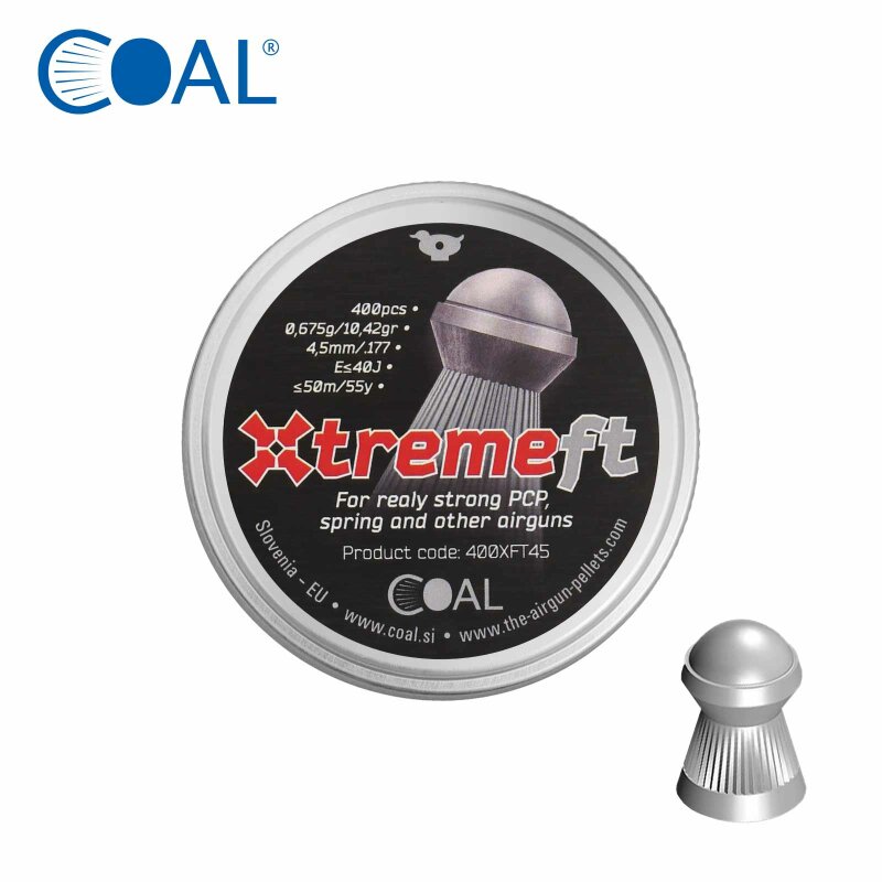 COAL Xtremeft Rundkopf Diabolo 4,5 mm (.177cal)