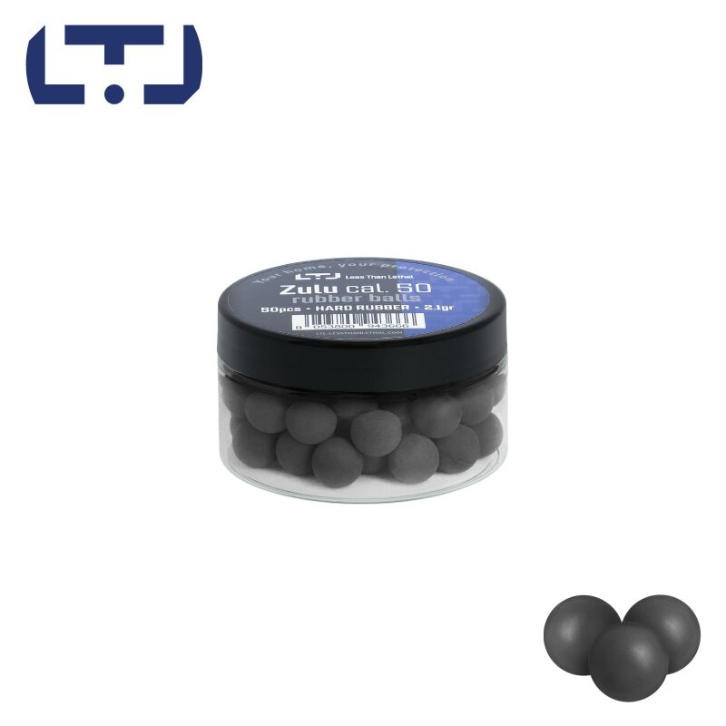 X-Ray Standard Rubber Balls / Gummigeschosse Schwarz cal .50 - 50 Stück