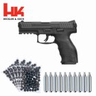 SET Heckler & Koch Defense Training Marker SFP9 T4E cal .43 Schwarz (P18) + Rubberballs 500 Stück