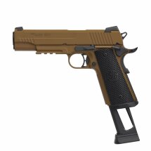 SET Sig Sauer 1911 Emperor Scorpion Vollmetall Co2 Pistole Blow Back 4,5 mm BB (P18)