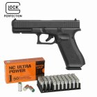 SET Glock 17 Gen5 SV Schreckschuss Pistole Schwarz 9 mm P.A.K. (P18)