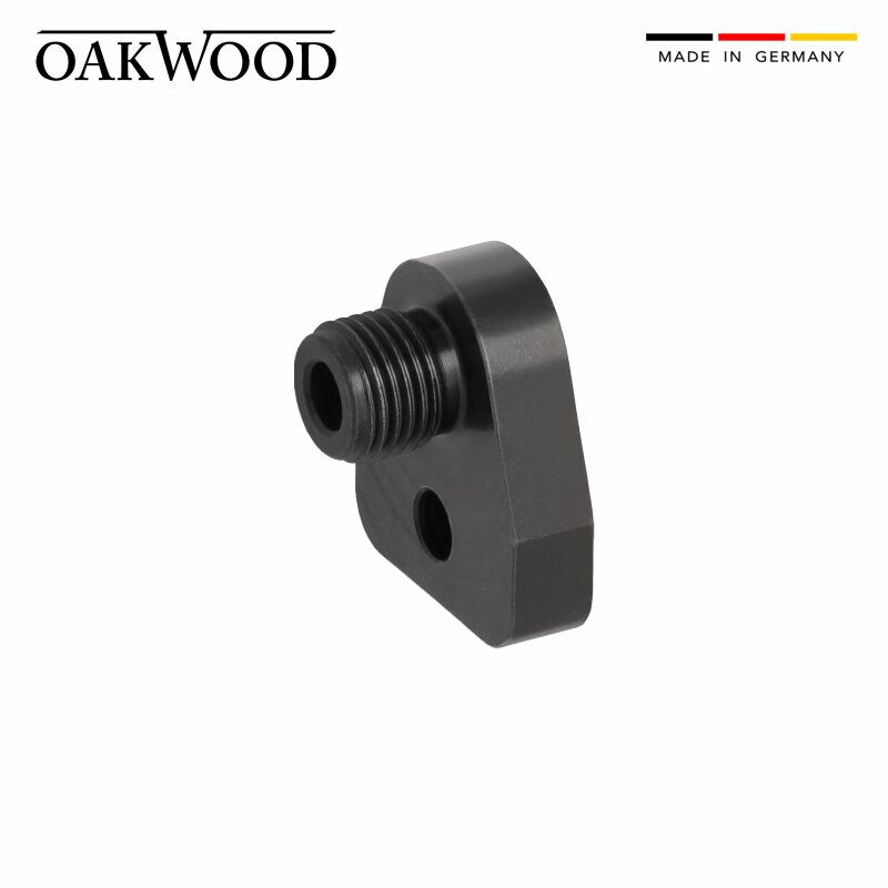 Oakwood Schalldämpferadapter auf 1/2" UNF für Walther CP99 / NightHawk / Umarex CPS 4,5 mm Co2