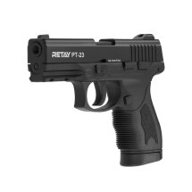 SET Retay PT-23 Schreckschuss Pistole Schwarz 9 mm P.A.K. (P18) + 50 Platzpatronen 9 mm P.A.K.