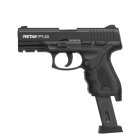 SET Retay PT-23 Schreckschuss Pistole Schwarz 9 mm P.A.K. (P18) + 50 Platzpatronen 9 mm P.A.K.