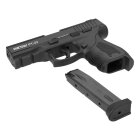 SET Retay PT-23 Schreckschuss Pistole Schwarz 9 mm P.A.K. (P18) + 50 Platzpatronen 9 mm P.A.K.