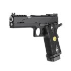 Komplettset WE Hi-Capa 5.1 Dragon Vollmetall Softair-Co2-Pistole Schwarz Kaliber 6 mm BB Blowback (P18)