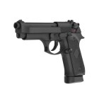 Komplettset KJ Works M1911 Vollmetall Softair-Co2-Pistole Schwarz Kaliber 6 mm BB Blowback (P18)