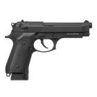 Komplettset KJ Works M1911 Vollmetall Softair-Co2-Pistole Schwarz Kaliber 6 mm BB Blowback (P18)