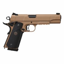 KJ Works KP-07 M1911 MEU Vollmetall Softair-Co2-Pistole Desert Kaliber 6 mm BB Blowback (P18)