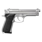 WE M9 Vollmetall Softair-Co2-Pistole Silber Kaliber 6 mm BB Blowback (P18)