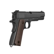 KWC M1911 Vollmetall Softair-Co2-Pistole Schwarz Kaliber 6 mm BB Blowback (P18)