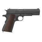 Komplettset KWC M1911 Vollmetall Softair-Co2-Pistole Schwarz Kaliber 6 mm BB Blowback (P18)