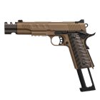 KJ Works KP-16 Softair-Co2-Pistole Tan Kaliber 6 mm BB Blowback (P18)