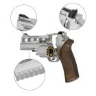 SET Chiappa Rhino 60DS Co2-Revolver Nickel Lauflänge 6" - 4,5 mm Stahl BB (P18)