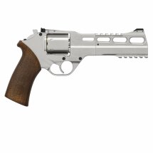 SET Chiappa Rhino 60DS Co2-Revolver Nickel Lauflänge 6" - 4,5 mm Stahl BB (P18)