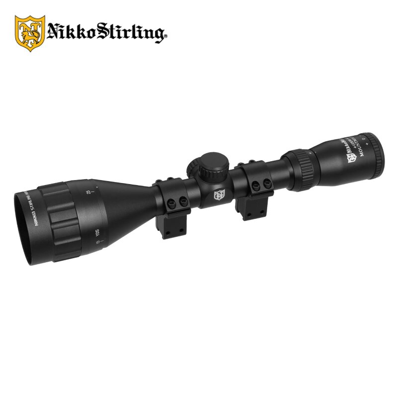 Nikko Stirling Zielfernrohr Mountmaster AO 4-12x50 Half Mil Dot