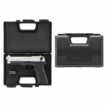 SET Ekol P92 Magnum Schreckschuss Pistole Nickel 9 mm P.A.K. (P18) + 50 Platzpatronen 9 mm P.A.K.