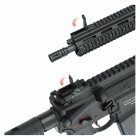 Komplettset Heckler & Koch HK416 A5 Schwarz Vollmetall Softair-Gewehr Kaliber 6 mm BB Gas Blowback (P18)