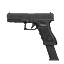 Komplettset Glock 17 Softair-Pistole Kaliber 6 mm BB Gas Blowback (P18)