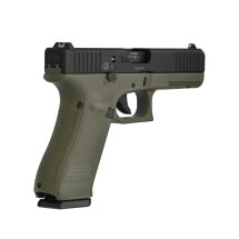 SET Glock 17 Gen5 Schreckschuss Pistole Battlefield Green 9 mm P.A.K. (P18) + 50 Platzpatronen 9 mm P.A.K.