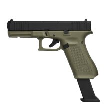 SET Glock 17 Gen5 Schreckschuss Pistole Battlefield Green 9 mm P.A.K. (P18) + 50 Platzpatronen 9 mm P.A.K.