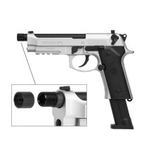 SET Beretta M9A3 FM Inox 4,5 mm Stahl BB Co2-Pistole Blow Back (P18)