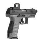 Kofferset Walther PPQ M2 Q4 TAC Combo 4,6" Tungsten Gray - 4,5 mm Diabolo Blowback Co2-Pistole (P18)