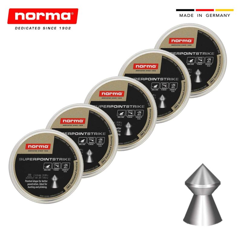 Norma Superpointstrike Diabolos 5,5 mm - 5 Dosen