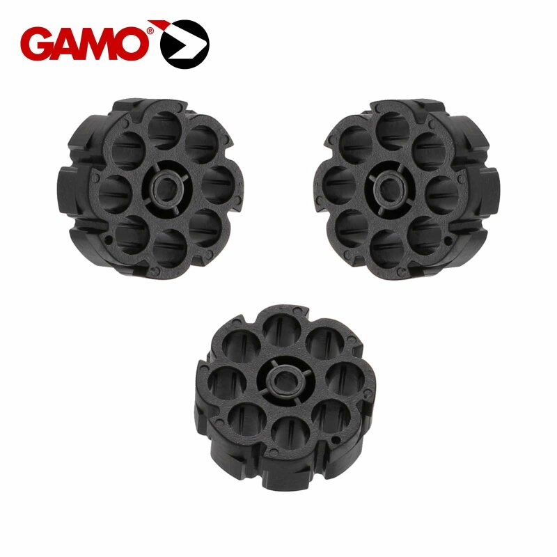 Gamo Trommelmagazine 3er Pack für PT-80 & P-23 Co2-Pistole