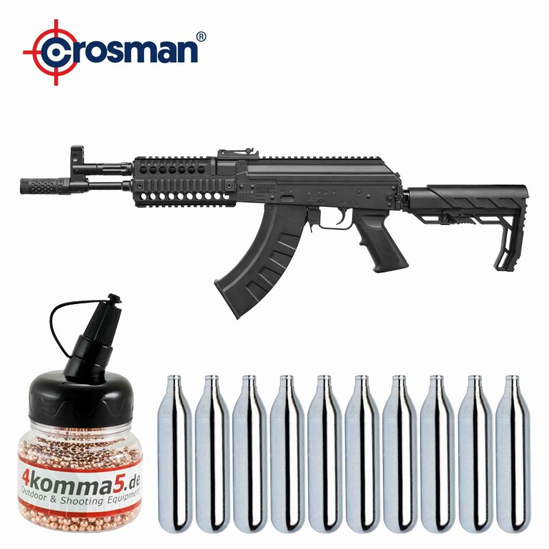 SET Crosman AK1 - 4,5 mm Stahl BB Co2-Gewehr (P18)