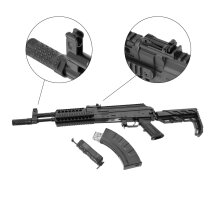 SET Crosman AK1 - 4,5 mm Stahl BB Co2-Gewehr (P18)