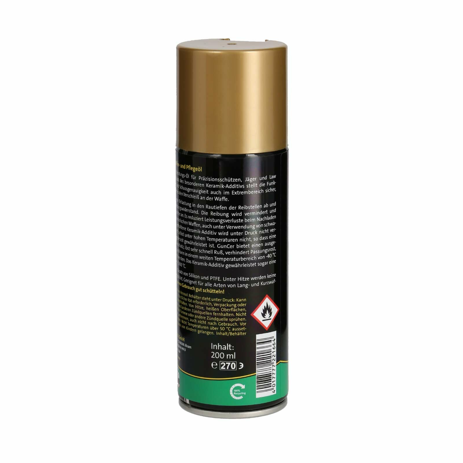 Ballistol Guncer Keramik Waffenöl Spray 200 Ml 7516