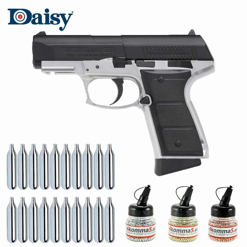 Superset Daisy 5501 Co2-Pistole Kaliber 4,5 mm Stahl BB Blowback (P18)