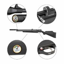 Diana Stormrider Schwarz Pressluftgewehr Kaliber 5,5 mm Diabolo inklusive Regulator (P18)