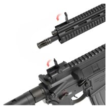 Kofferset Heckler & Koch HK416 A5 Sportsline AEG Softair-Gewehr Kaliber 6 mm BB schwarz (P18)