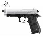 Cybergun PT92  H.P.A. Federdruck Softair-Pistole 6 mm BB Silver Black (P14)