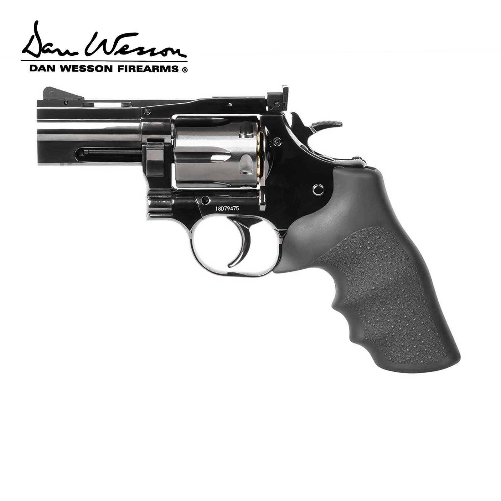 Dan Wesson 715 2 5 Softair Co2 Revolver Stahlgrau Vollmetall Kaliber