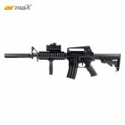 AirmaX M4 AEG Softair-Gewehr 6 mm BB schwarz (P14)