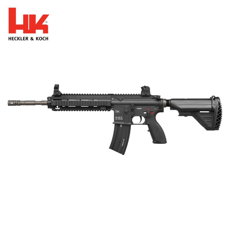 Heckler & Koch HK416 D V3 S-AEG Softair-Gewehr Kaliber 6 mm BB schwarz (P18)