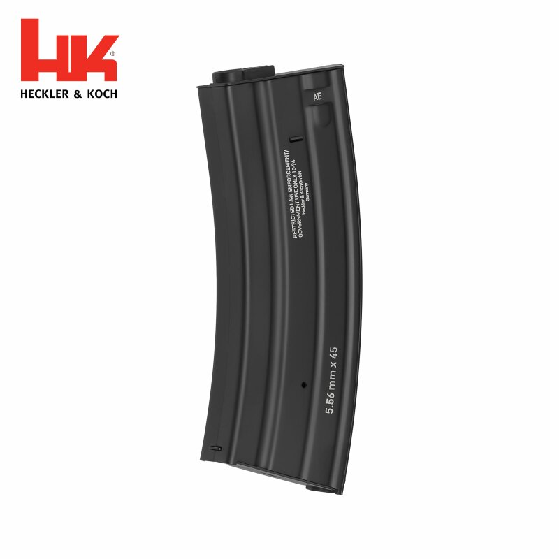 Ersatzmagazin für Heckler & Koch HK416 S-AEG Softair-Gewehr 6 mm BB Midcap Magazin 120 Schuss